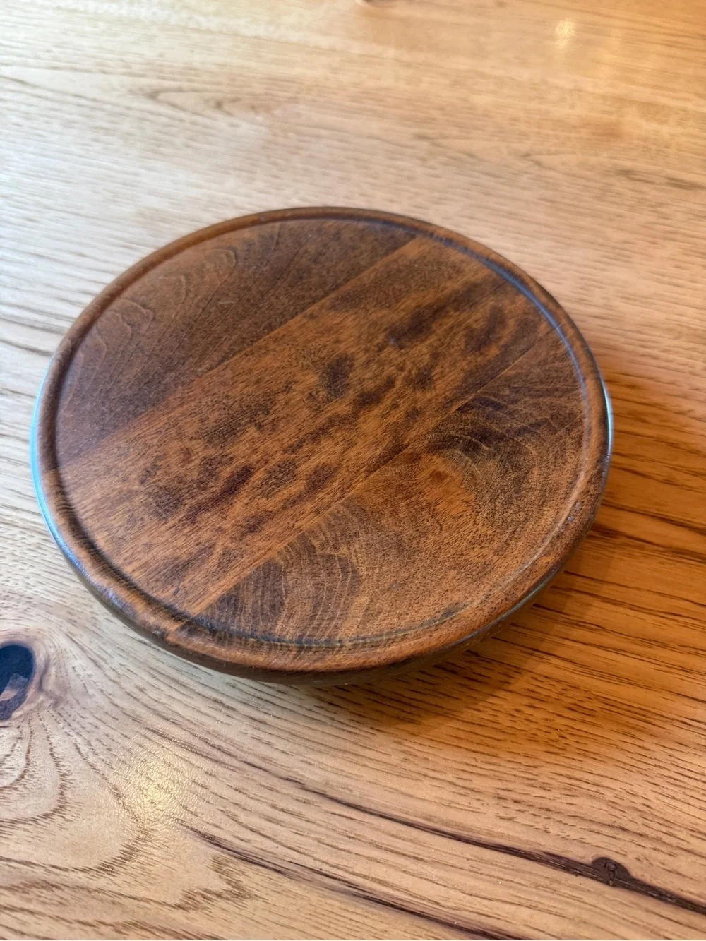 8in Wood Turntable Lazy Susan